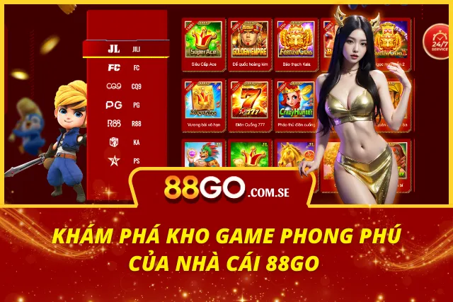 Siêu phẩm cá cược đa dạng tại 88GO 